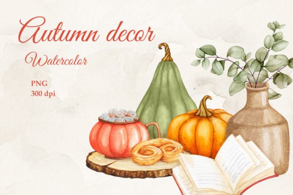 Download Autumn Decor. Sublimation. Clipart. PNG - Autumn decor Collection