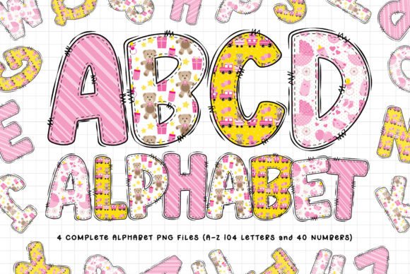 Download Birthday Baby Girl Alphabet Clipart - Birthday Collection