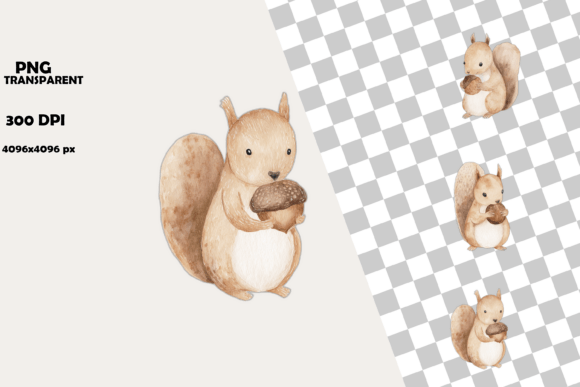 Download St. Patrick’s Day Squirrel Acorn Clipart - Premium Bundle