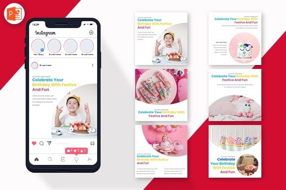 Download Instagram Feed - Energize Birthday - Birthday Collection