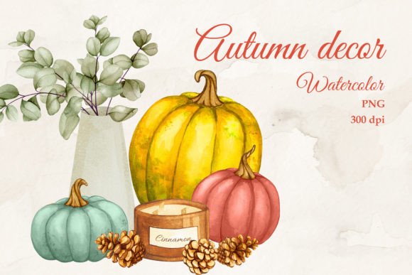 Download Autumn Decor. Sublimation. Clipart. PNG - Autumn decor Collection