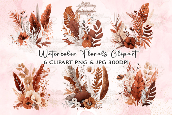 Download Watercolor Florals Clipart - Watercolor florals clipart Collection