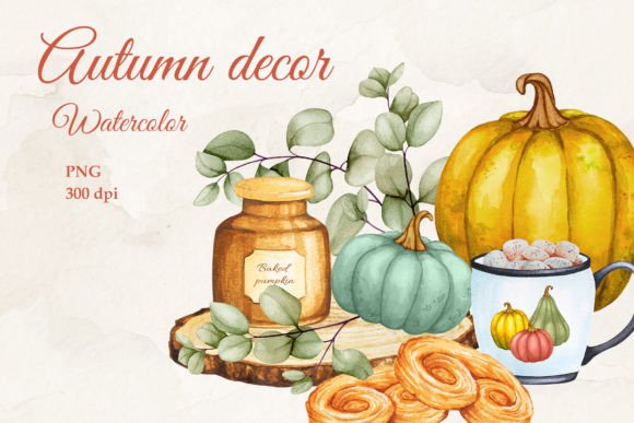Download Autumn Decor. Sublimation. Clipart. PNG - Autumn decor Collection