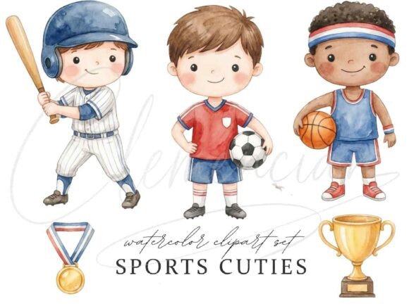 Download Sports Kids Clipart PNG - Kids clipart Collection