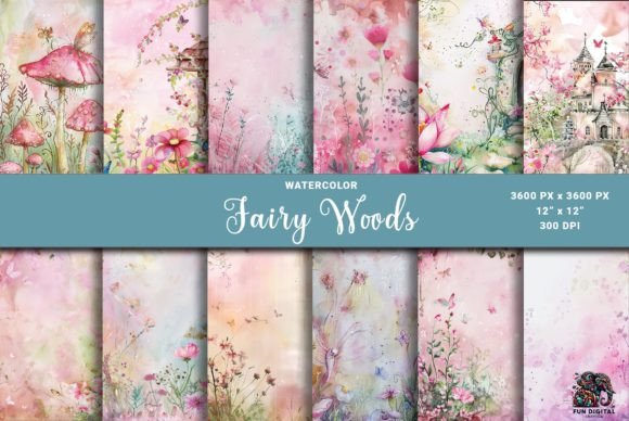 Download Soft Pink Fairy Woods Backgrounds - Woods Collection